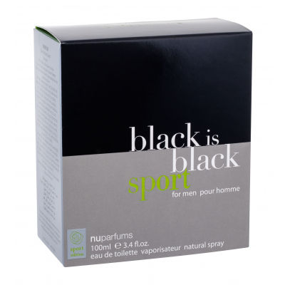 Nuparfums Black is Black Sport Woda toaletowa dla mężczyzn 100 ml
