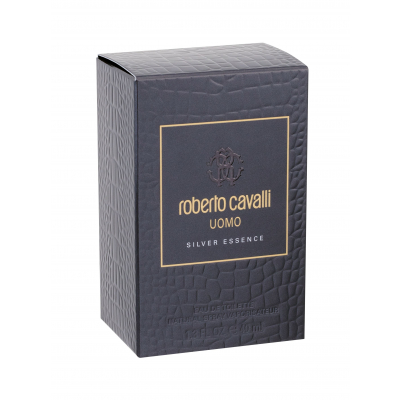 Roberto Cavalli Uomo Silver Essence Woda toaletowa dla mężczyzn 40 ml
