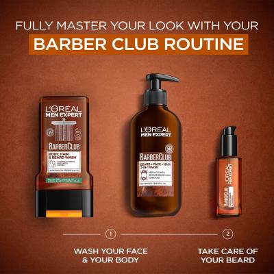 L&#039;Oréal Paris Men Expert Barber Club Long Beard &amp; Skin Oil Olejek do zarostu dla mężczyzn 30 ml