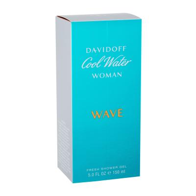 Davidoff Cool Water Wave Woman Żel pod prysznic dla kobiet 150 ml Uszkodzone pudełko