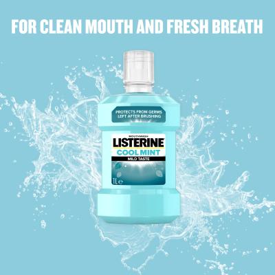 Listerine Cool Mint Mild Taste Mouthwash Płyn do płukania ust 1000 ml
