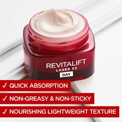 L&#039;Oréal Paris Revitalift Laser X3 Day Cream Krem do twarzy na dzień dla kobiet 50 ml