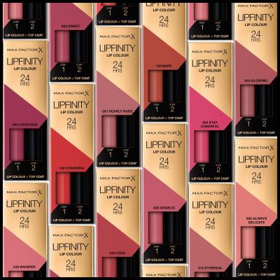 Max Factor Lipfinity 24HRS Lip Colour Pomadka dla kobiet 4,2 g Odcień 022 Forever Lolita