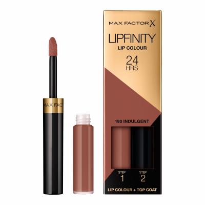 Max Factor Lipfinity 24HRS Lip Colour Pomadka dla kobiet 4,2 g Odcień 190 Indulgent