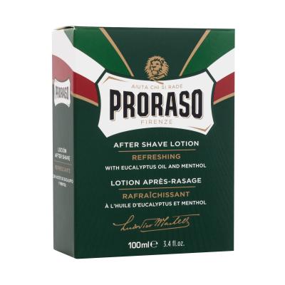 PRORASO Green After Shave Lotion Woda po goleniu dla mężczyzn 100 ml
