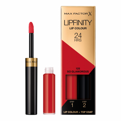 Max Factor Lipfinity 24HRS Lip Colour Pomadka dla kobiet 4,2 g Odcień 125 So Glamorous