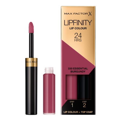 Max Factor Lipfinity 24HRS Lip Colour Pomadka dla kobiet 4,2 g Odcień 330 Essential Burgundy