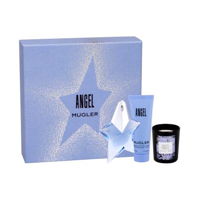 Mugler Angel Zestaw Edp 25 ml + Mleczko do ciała 50 ml + Świeczka 70 g Do napełnienia