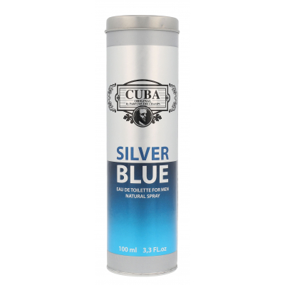 Cuba Silver Blue Woda toaletowa dla mężczyzn 100 ml