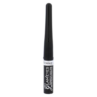 Rimmel London Glam Eyes Eyeliner dla kobiet 3,5 ml Odcień 001 Black Glamour