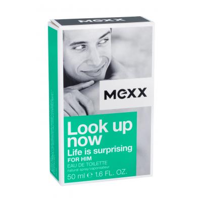 Mexx Look up Now Life Is Surprising For Him Woda toaletowa dla mężczyzn 50 ml Uszkodzone pudełko