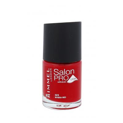 Rimmel London Salon Pro Lakier do paznokci dla kobiet 12 ml Odcień 323 Riviera Red