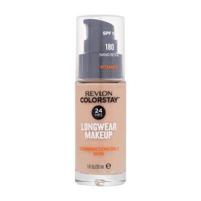 Revlon Colorstay Combination Oily Skin SPF15 Podkład dla kobiet 30 ml Odcień 180 Sand Beige