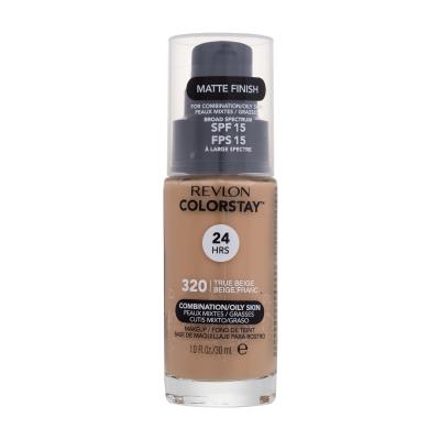 Revlon Colorstay Combination Oily Skin SPF15 Podkład dla kobiet 30 ml Odcień 320 True Beige