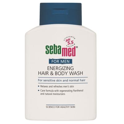 SebaMed For Men Energizing Hair &amp; Body Wash Szampon do włosów dla mężczyzn 200 ml