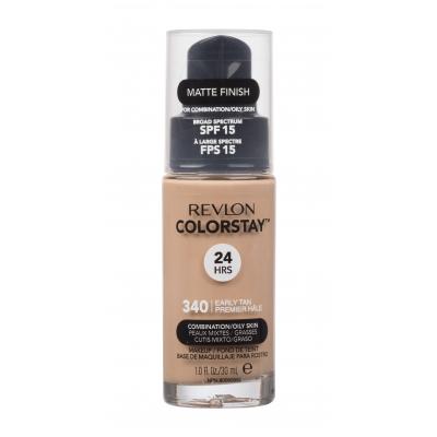 Revlon Colorstay Combination Oily Skin SPF15 Podkład dla kobiet 30 ml Odcień 340 Early Tan