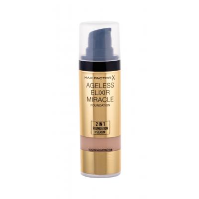 Max Factor Ageless Elixir 2in1 Foundation + Serum SPF15 Podkład dla kobiet 30 ml Odcień 45 Warm Almond