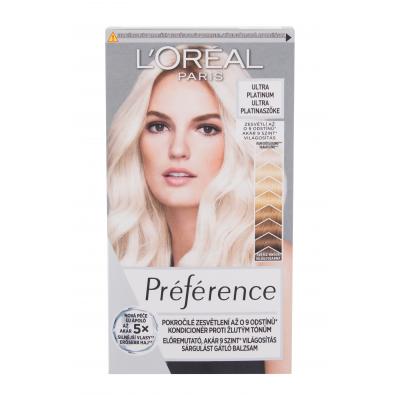 L&#039;Oréal Paris Préférence Les Blondissimes Farba do włosów dla kobiet 60 ml Odcień Ultra Platinum