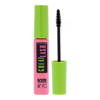 Maybelline Great Lash Tusz do rzęs dla kobiet 12,5 ml Odcień Blackest Black