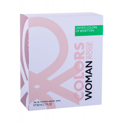 Benetton Colors de Benetton Rose Woda toaletowa dla kobiet 80 ml