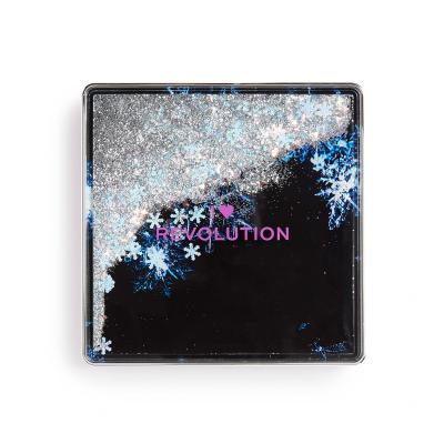 Makeup Revolution London I Heart Revolution Snow Globe Cienie do powiek dla kobiet 13,5 g Odcień Snowflake