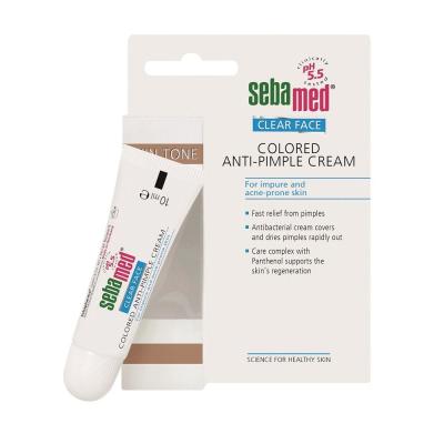 SebaMed Clear Face Colored Anti-Pimple Cream Preparaty punktowe dla kobiet 10 ml