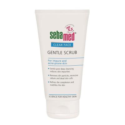 SebaMed Clear Face Gentle Scrub Peeling dla kobiet 150 ml