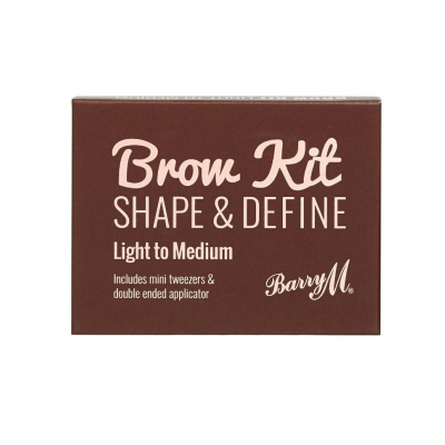 Barry M Brow Kit Zestawy i palety do brwi dla kobiet 4,5 g Odcień Light - Medium
