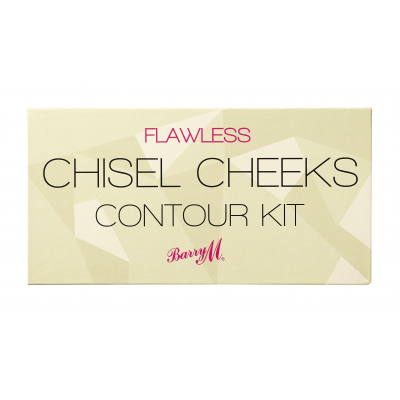 Barry M Flawless Chisel Cheeks Dewy Finish Puder dla kobiet 2,5 g Odcień Light - Medium