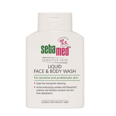 SebaMed Sensitive Skin Face &amp; Body Wash Mydło w płynie dla kobiet 200 ml