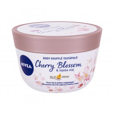Nivea Body Soufflé Cherry Blossom & Jojoba Oil Krem do ciała dla kobiet 200 ml
