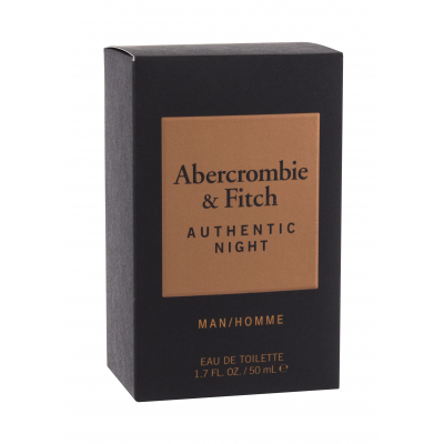 Abercrombie &amp; Fitch Authentic Night Woda toaletowa dla mężczyzn 50 ml