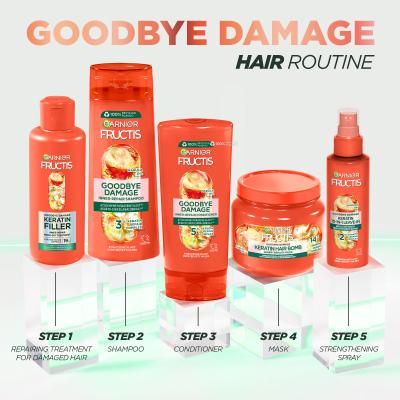Garnier Fructis Goodbye Damage Repairing Shampoo Szampon do włosów dla kobiet 400 ml