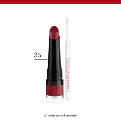 BOURJOIS Paris Rouge Velvet The Lipstick Pomadka dla kobiet 2,4 g Odcień 35 Perfect Date