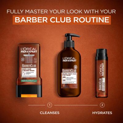 L&#039;Oréal Paris Men Expert Barber Club Body, Hair &amp; Beard Wash Żel pod prysznic dla mężczyzn 300 ml
