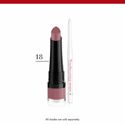 BOURJOIS Paris Rouge Velvet The Lipstick Pomadka dla kobiet 2,4 g Odcień 18 Mauve-Martre
