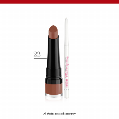 BOURJOIS Paris Rouge Velvet The Lipstick Pomadka dla kobiet 2,4 g Odcień 22 Moka-Dero
