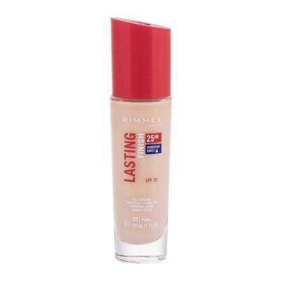 Rimmel London Lasting Finish 25H SPF20 Podkład dla kobiet 30 ml Odcień 001 Pearl