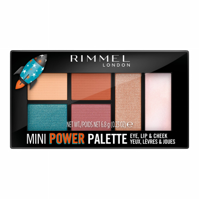 Rimmel London Mini Power Palette Paletka do konturowania dla kobiet 6,8 g Odcień 004 Pioneer