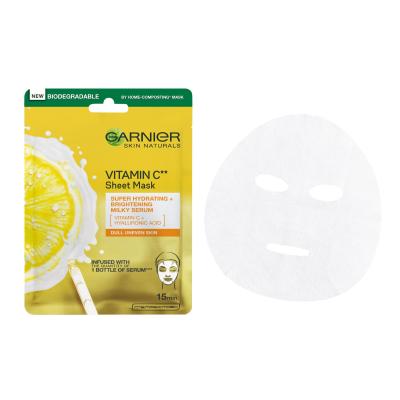 Garnier Skin Naturals Vitamin C Sheet Mask Maseczka do twarzy dla kobiet 1 szt