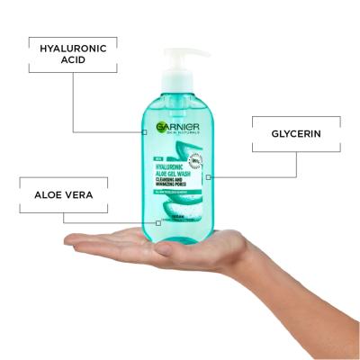 Garnier Skin Naturals Hyaluronic Aloe Gel Wash Żel oczyszczający dla kobiet 200 ml