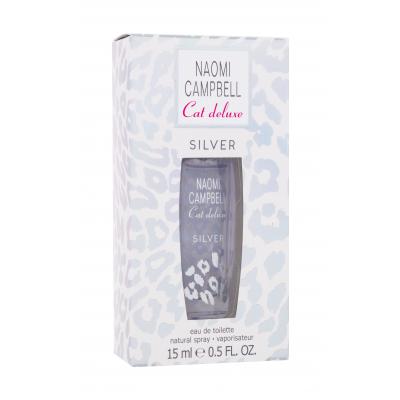 Naomi Campbell Cat Deluxe Silver Woda toaletowa dla kobiet 15 ml