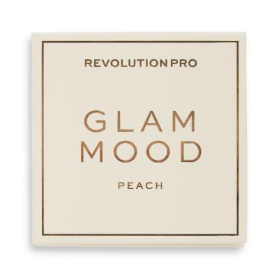 Revolution Pro Glam Mood Puder dla kobiet 7,5 g Odcień Peach