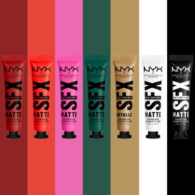 NYX Professional Makeup SFX Face And Body Paint Matte Podkład dla kobiet 15 ml Odcień 01 Dragon Eyes