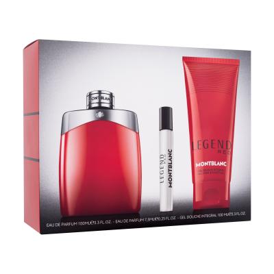 Montblanc Legend Red Zestaw EDP 100 ml + EDP 7,5 ml + żel pod prysznic 100 ml