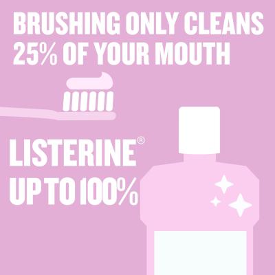 Listerine Total Care Teeth Protection Mild Taste Mouthwash 6 in 1 Płyn do płukania ust 500 ml