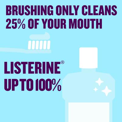 Listerine Total Care Sensitive Teeth Mild Taste Mouthwash 6 in 1 Płyn do płukania ust 500 ml