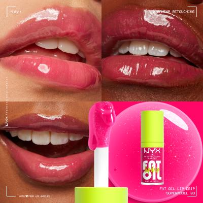 NYX Professional Makeup Fat Oil Lip Drip Olejek do ust dla kobiet 4,8 ml Odcień 03 Supermodell