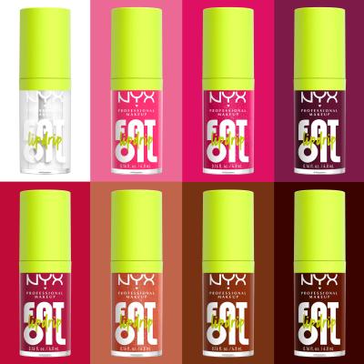 NYX Professional Makeup Fat Oil Lip Drip Olejek do ust dla kobiet 4,8 ml Odcień 07 Scrollin