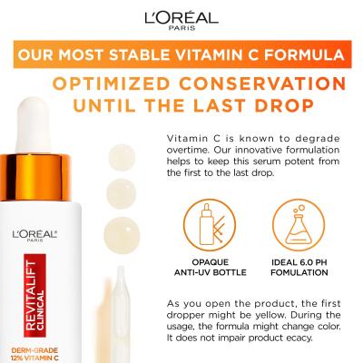 L&#039;Oréal Paris Revitalift Clinical Pure 12% Vitamin C Serum do twarzy dla kobiet 30 ml